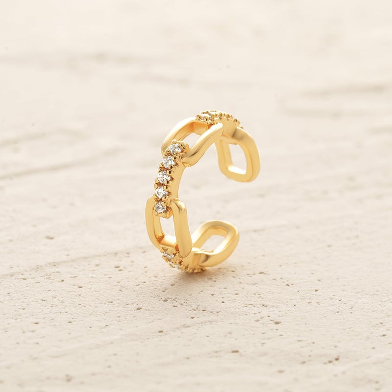 MYEARS Women Ear Cuff Earring Gold Non Pierced Ear Cartilage Clip on Wrap Hoop 14K Gold Filled Tiny Boho Beach Simple Minimalist Delicate Handmade Hypoallergenic Jewelry Gift-Sold as Single/Pair - Image 4